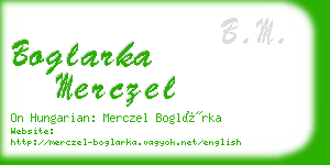 boglarka merczel business card